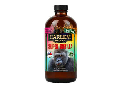 Harlem Herbs Super Gorilla — 20+ Herbs, Roots & Botanicals for Men’s Energy, Drive & Peak Vitality