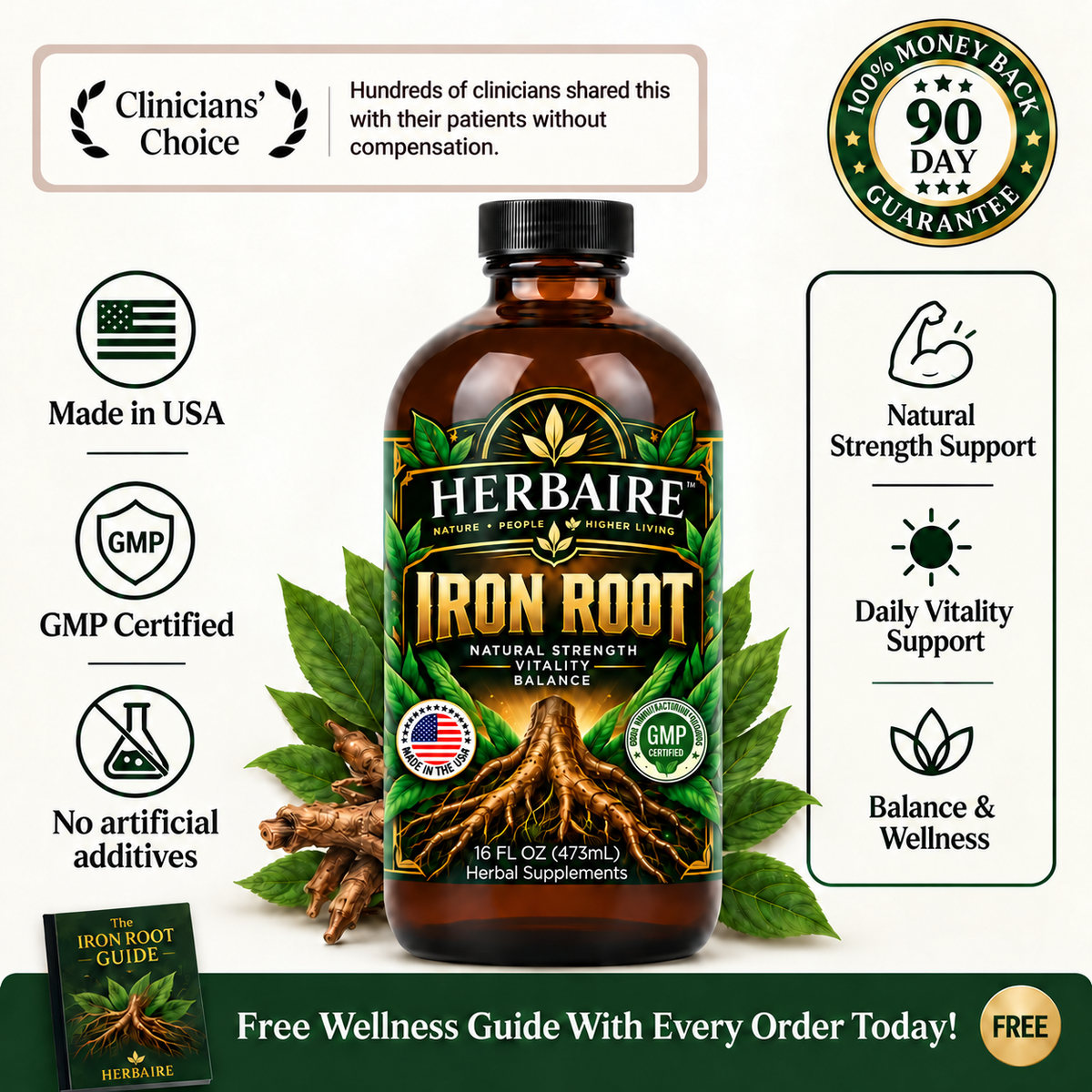 Herbie Iron Root. — 20+ Herbs, Roots & Botanicals for Men’s Energy, Drive & Peak Vitality (Copy)